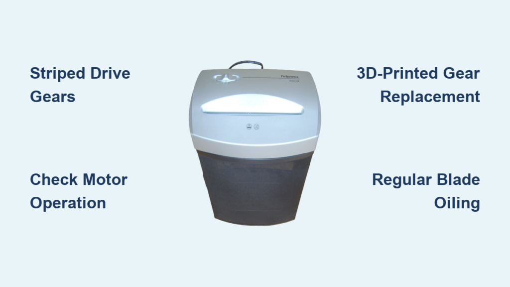 Fellowes P50Cm Shredder Repair Guide