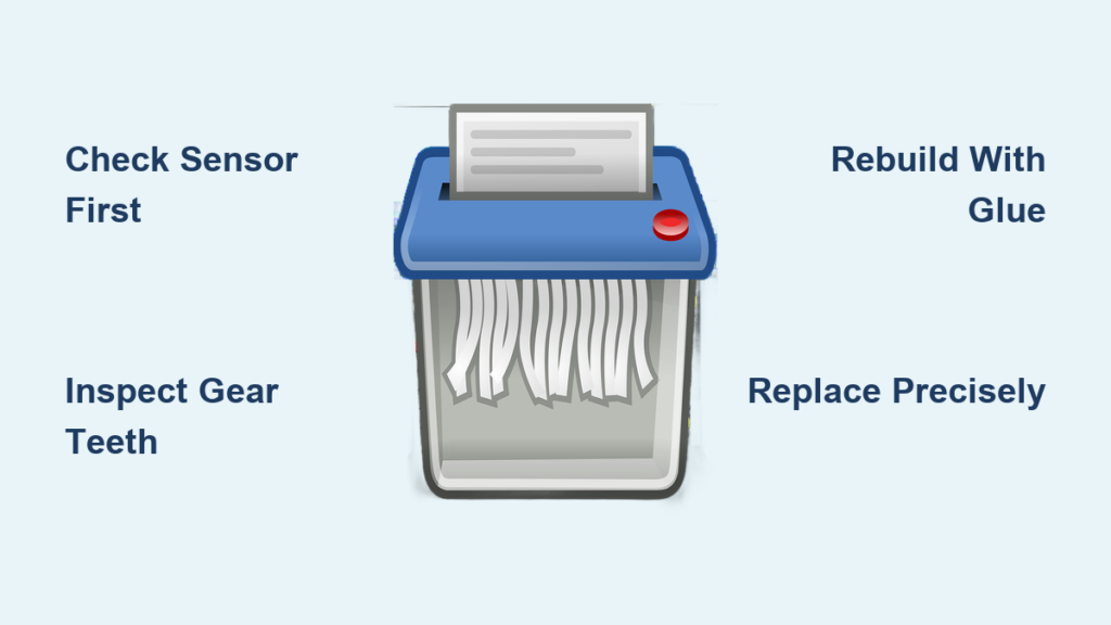How to Fix Paper Shredder Gears