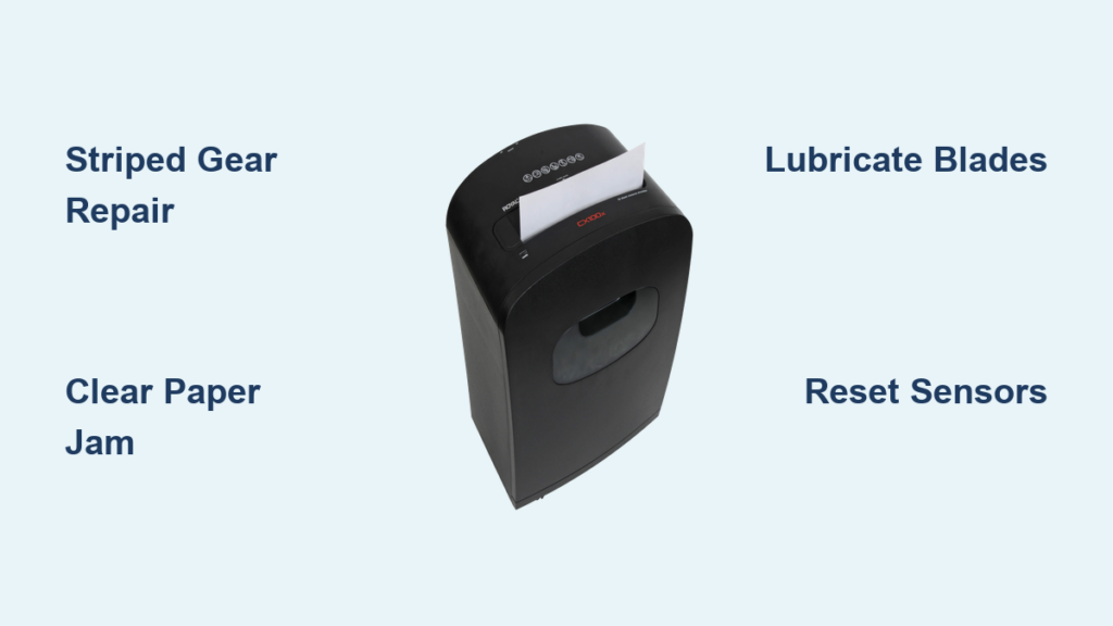 How to Repair Royal Crosscut Paper Shredder
